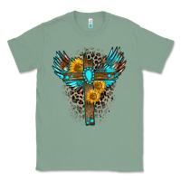 Sage gemstone cross Classic Tee - Zillion Design Studio