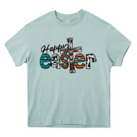 Arona Happy Easter Heavy Core Tee - CowhideDigitalArt