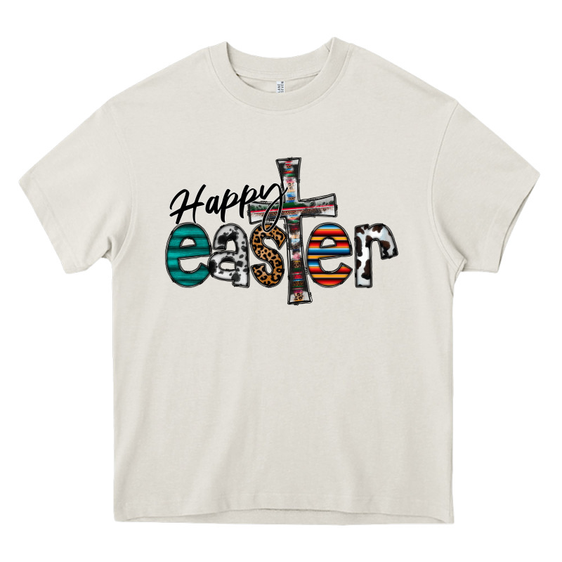 Happy Easter Heavy Core Tee by CowhideDigitalArt | Teevron