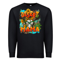 Black desert mama   leopard Premium Sweatshirt - AdoDesignShop