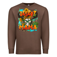 Chestnut desert mama   leopard Premium Sweatshirt - AdoDesignShop