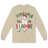 Mushroom fa la la llama Long Sleeve Tee - MaliasSmallBusiness