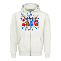 Oatmeal Heather just here to bang Zipper Hoodie - texasbilliewilder