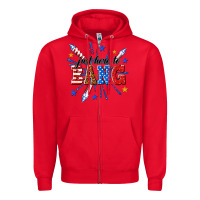 Red just here to bang Zipper Hoodie - texasbilliewilder
