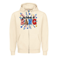 Sandshell just here to bang Zipper Hoodie - texasbilliewilder