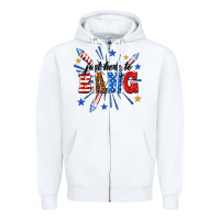 White just here to bang Zipper Hoodie - texasbilliewilder
