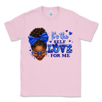 Bubblegum Pink sorority colors it's the self love for me afro wom Classic Tee - texasbilliewilder