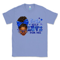Sorority Colors It's The Self Love For Me Afro Wom Classic Tee | Teevron