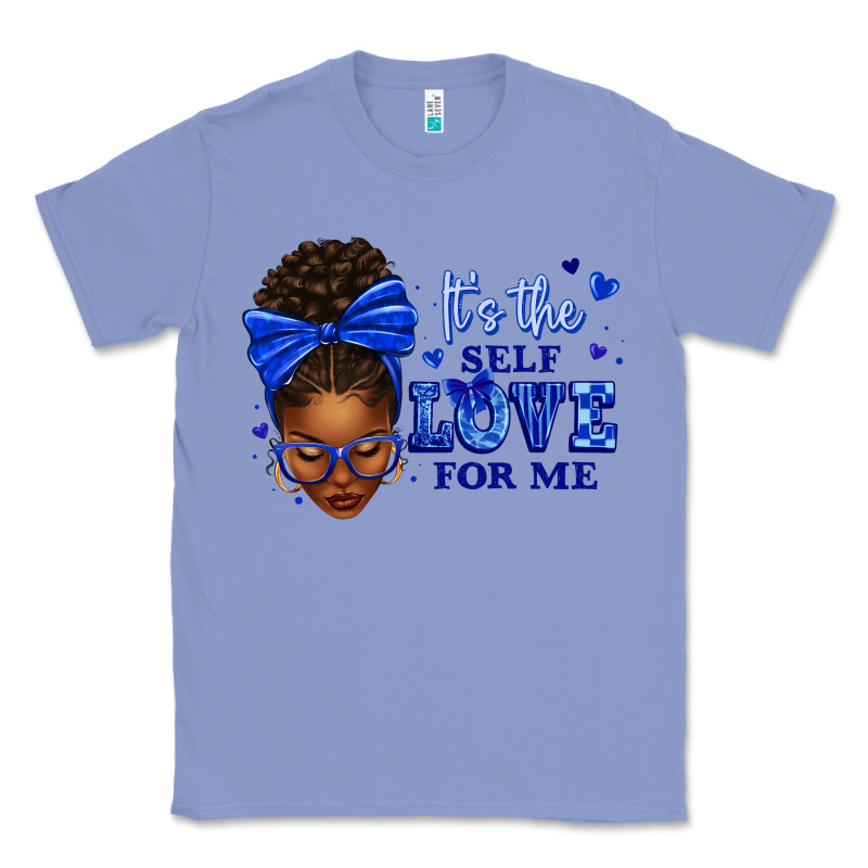 Sorority Colors It's The Self Love For Me Afro Wom Classic Tee by texasbilliewilder | Teevron