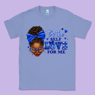 Sorority Colors It's The Self Love For Me Afro Wom Classic Tee Designed By Texasbilliewilder