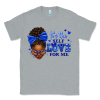 Heather Grey sorority colors it's the self love for me afro wom Classic Tee - texasbilliewilder