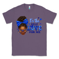 Lavender sorority colors it's the self love for me afro wom Classic Tee - texasbilliewilder