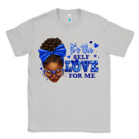 Moon Dust sorority colors it's the self love for me afro wom Classic Tee - texasbilliewilder