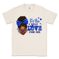 Natural sorority colors it's the self love for me afro wom Classic Tee - texasbilliewilder