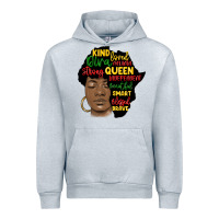 Heather Grey black woman africa silhouette Urban Hoodie - MaliasSmallBusiness