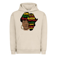 Pigment French Oak black woman africa silhouette Urban Hoodie - MaliasSmallBusiness