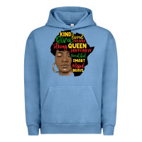 Pigment Pebble Blue black woman africa silhouette Urban Hoodie - MaliasSmallBusiness