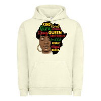 Pigment Pistachio black woman africa silhouette Urban Hoodie - MaliasSmallBusiness