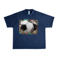 Navy sports soccer background Urban Heavy Tee - Artiststas