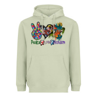 Matcha peace love autism Heavyweight Hoodie - SublimationCraftShop