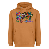 Meerkat peace love autism Heavyweight Hoodie - SublimationCraftShop