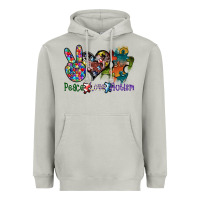 Moon Dust peace love autism Heavyweight Hoodie - SublimationCraftShop