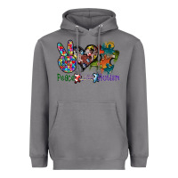 Storm peace love autism Heavyweight Hoodie - SublimationCraftShop