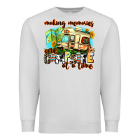 Dove Grey making memories one campsite at a time Premium Sweatshirt - AdoDesignShop