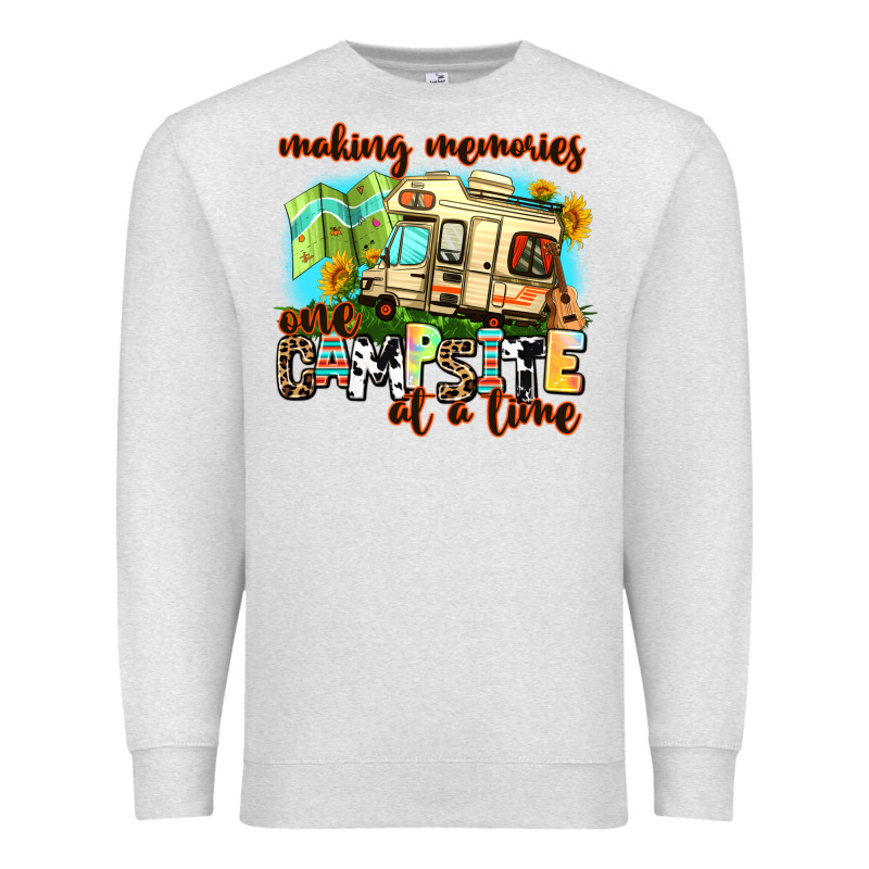 Making Memories One Campsite At A Time Premium Sweatshirt by AdoDesignShop | Teevron