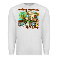 Oatmeal Heather making memories one campsite at a time Premium Sweatshirt - AdoDesignShop