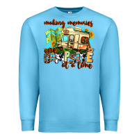 Ocean Blue making memories one campsite at a time Premium Sweatshirt - AdoDesignShop