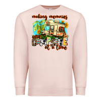 Pale Pink making memories one campsite at a time Premium Sweatshirt - AdoDesignShop