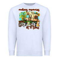 White making memories one campsite at a time Premium Sweatshirt - AdoDesignShop