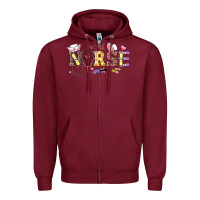 Easter Nurse Zipper Hoodie | Teevron