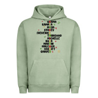 Pigment Oil Green black history Urban Hoodie - MaliasSmallBusiness