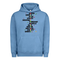 Pigment Pebble Blue black history Urban Hoodie - MaliasSmallBusiness