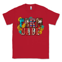 Red farm babe Classic Tee - Zillion Design Studio