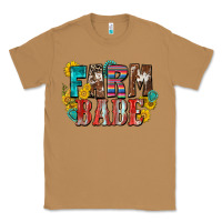 Toasted Coconut farm babe Classic Tee - Zillion Design Studio