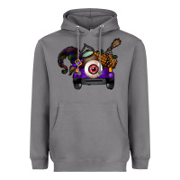 Storm Halloween Truck Heavyweight Hoodie - CowhideDigitalArt