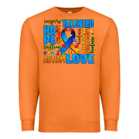 Carrot autism  words Premium Sweatshirt - AdoDesignShop