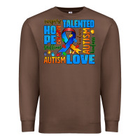 Chestnut autism  words Premium Sweatshirt - AdoDesignShop