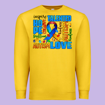 Autism  Words Premium Sweatshirt Designed By Adodesignshop