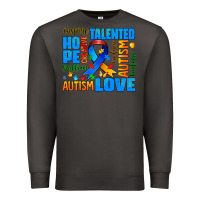 Smoke autism  words Premium Sweatshirt - AdoDesignShop