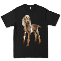 Black Baby Nubian Goat Premium Tee - LillyAllenDesigns