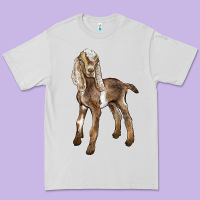 Baby Nubian Goat Premium Tee Designed By Lillyallendesigns