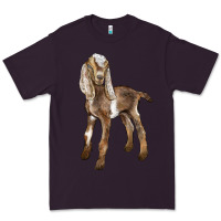 Plum Baby Nubian Goat Premium Tee - LillyAllenDesigns