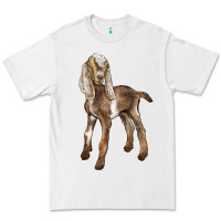 White Baby Nubian Goat Premium Tee - LillyAllenDesigns