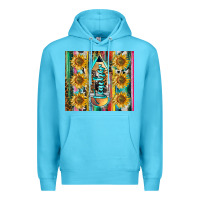 Ocean Blue western teacher Premium Hoodie - LillyAllenDesigns