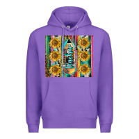 Purple western teacher Premium Hoodie - LillyAllenDesigns