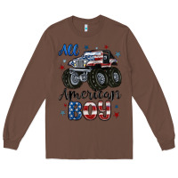 Chestnut all american boy Long Sleeve Tee - MaliasSmallBusiness